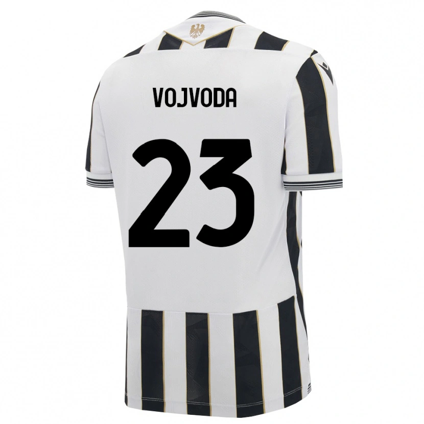 Danxen Kvinnor Mërgim Vojvoda #23 Svart Vit Rosa Hemmatröja Matchtröjor 2026/27 Tröjor T-Tröja