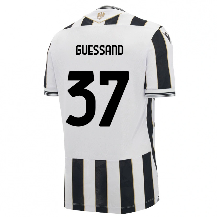 Danxen Kvinnor Axel Guessand #37 Svart Vit Rosa Hemmatröja Matchtröjor 2026/27 Tröjor T-Tröja