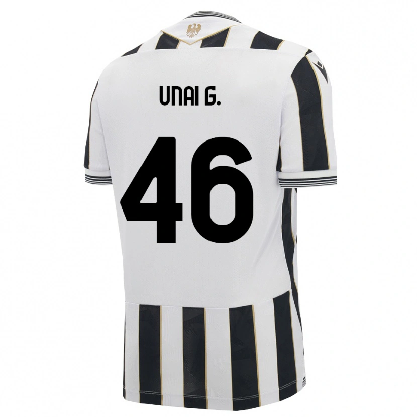Danxen Kvinnor Unai Gómez #46 Svart Vit Rosa Hemmatröja Matchtröjor 2026/27 Tröjor T-Tröja