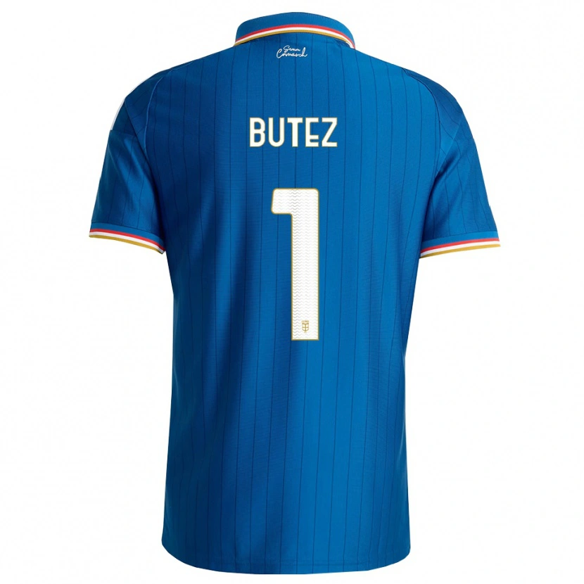 Danxen Kvinnor Jean Butez #1 Blå Vit Röd Hemmatröja Matchtröjor 2026/27 Tröjor T-Tröja