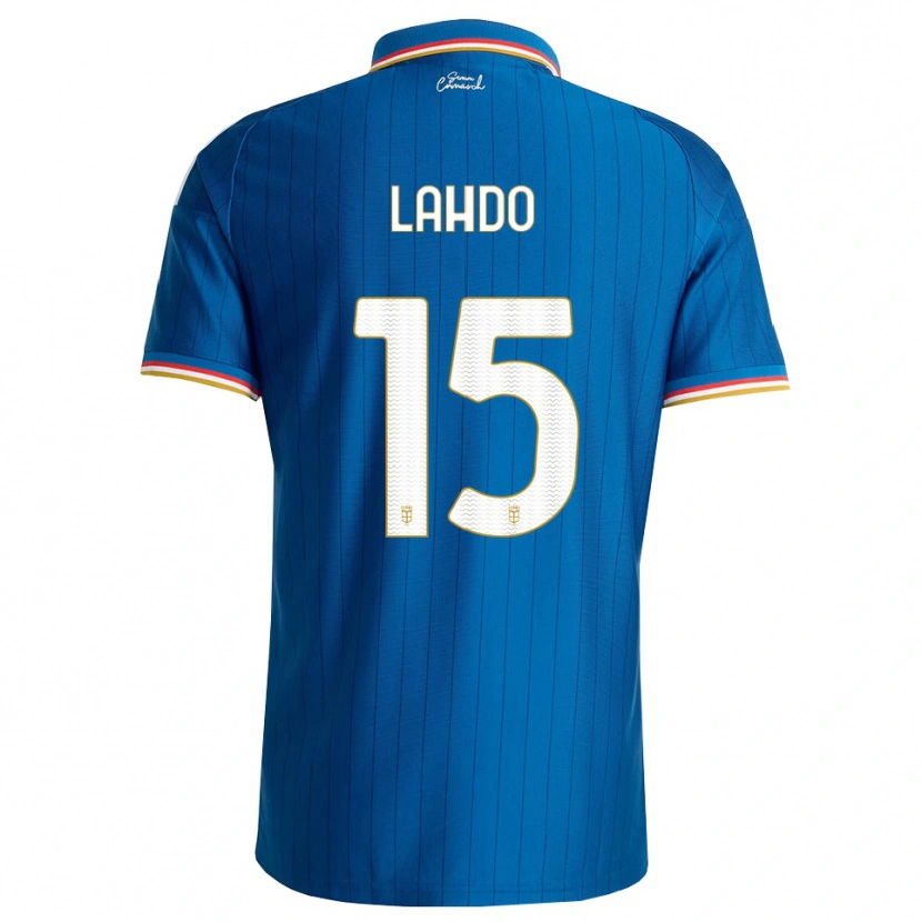 Danxen Kvinnor Adrian Lahdo #15 Blå Vit Röd Hemmatröja Matchtröjor 2026/27 Tröjor T-Tröja