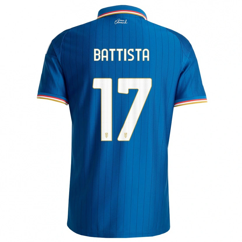 Danxen Kvinnor Riccardo Battista #17 Blå Vit Röd Hemmatröja Matchtröjor 2026/27 Tröjor T-Tröja