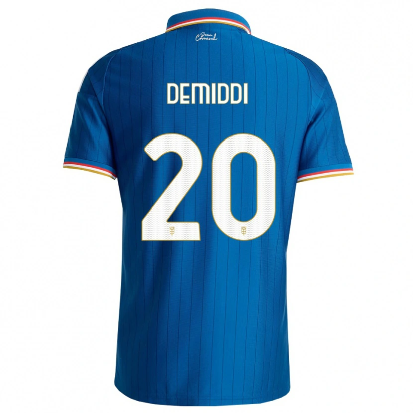 Danxen Kvinnor Pedro Demiddi #20 Blå Vit Röd Hemmatröja Matchtröjor 2026/27 Tröjor T-Tröja
