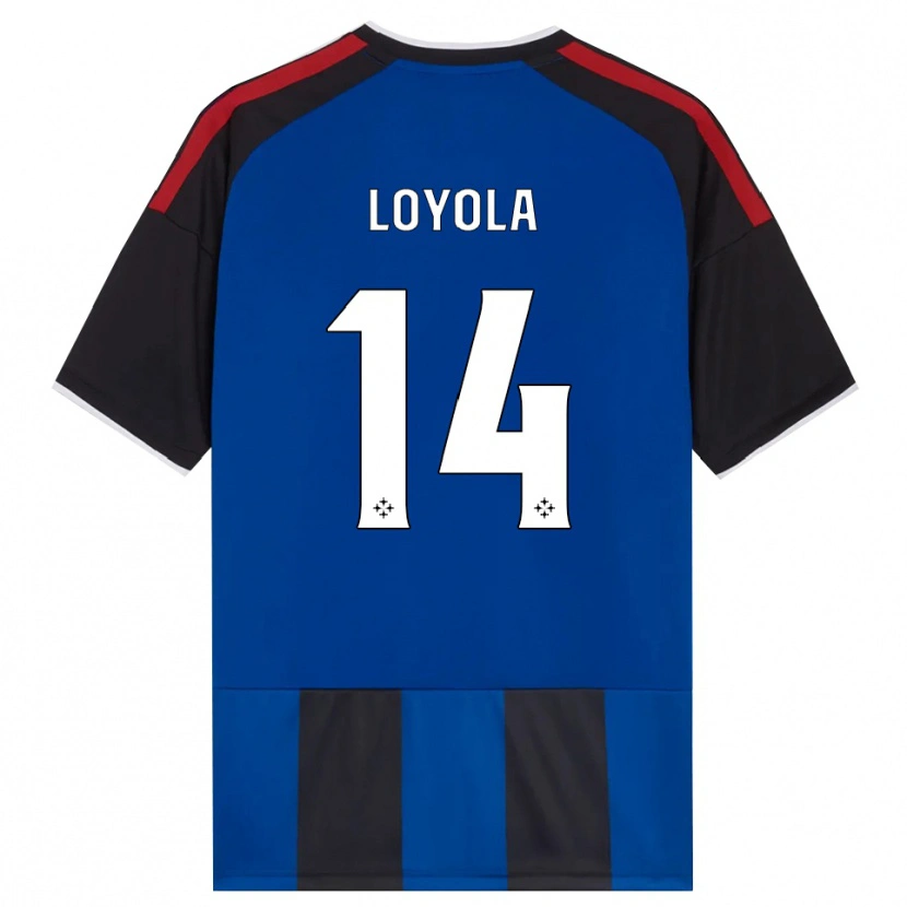 Danxen Kvinnor Felipe Loyola #14 Svart Röd Vit Blå Hemmatröja Matchtröjor 2026/27 Tröjor T-Tröja