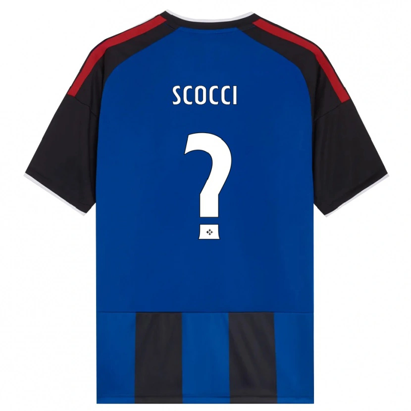Danxen Kvinnor Nicholas Scocci #0 Svart Röd Vit Blå Hemmatröja Matchtröjor 2026/27 Tröjor T-Tröja