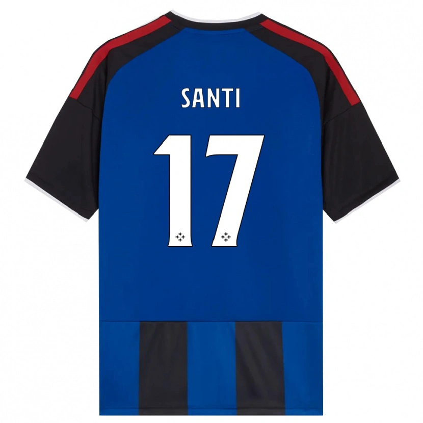 Danxen Kvinnor Edoardo Santi #17 Svart Röd Vit Blå Hemmatröja Matchtröjor 2026/27 Tröjor T-Tröja
