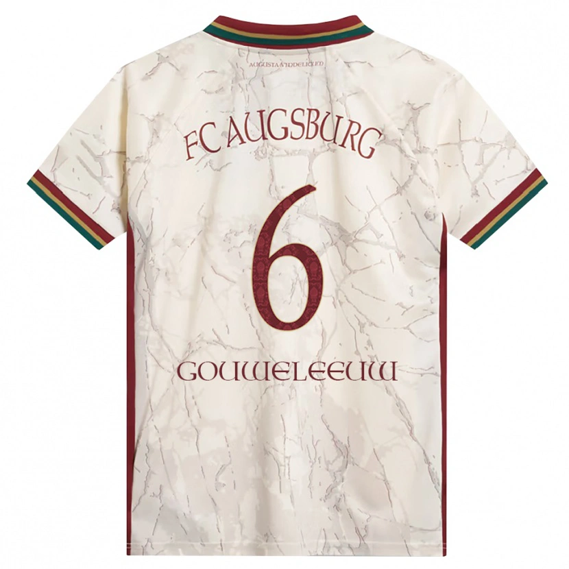 Danxen Kvinnor Jeffrey Gouweleeuw #6 Grön Ris Vit Burgundy Hemmatröja Matchtröjor 2026/27 Tröjor T-Tröja