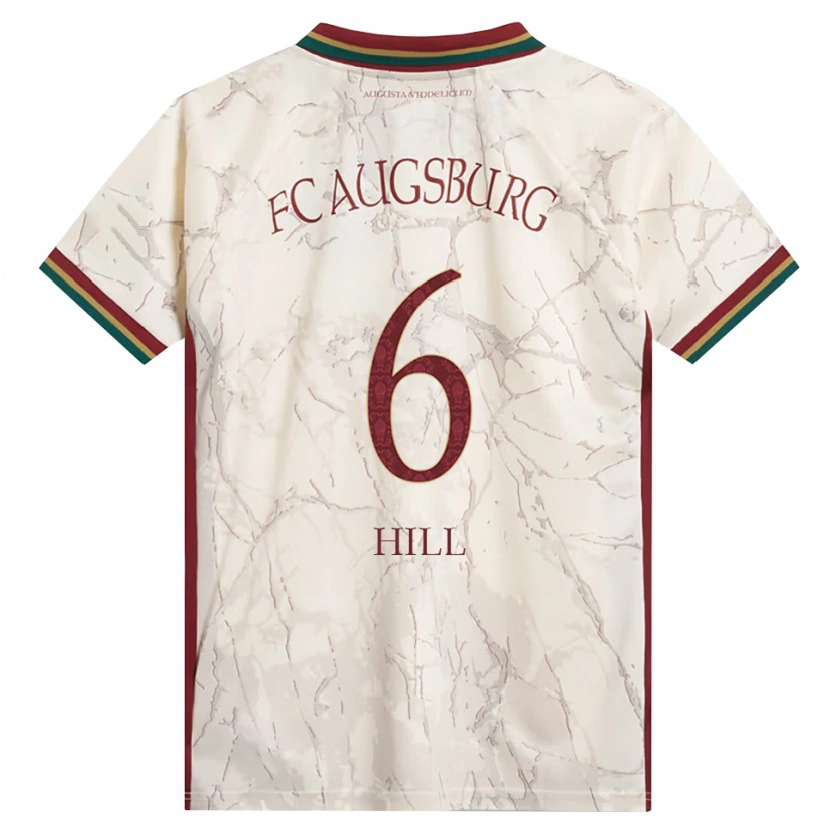 Danxen Kvinnor Niklas Hill #6 Grön Ris Vit Burgundy Hemmatröja Matchtröjor 2026/27 Tröjor T-Tröja