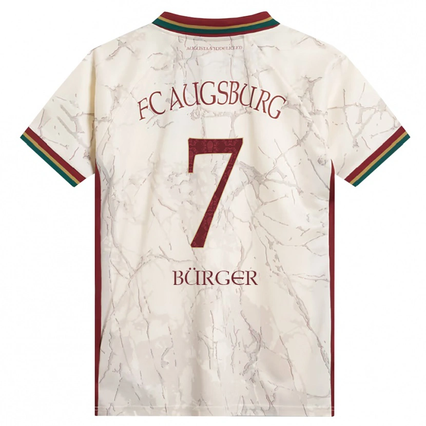 Danxen Kvinnor Anja Bürger #7 Grön Ris Vit Burgundy Hemmatröja Matchtröjor 2026/27 Tröjor T-Tröja