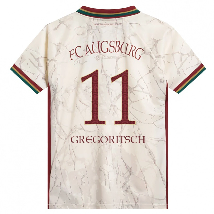Danxen Kvinnor Michael Gregoritsch #11 Grön Ris Vit Burgundy Hemmatröja Matchtröjor 2026/27 Tröjor T-Tröja