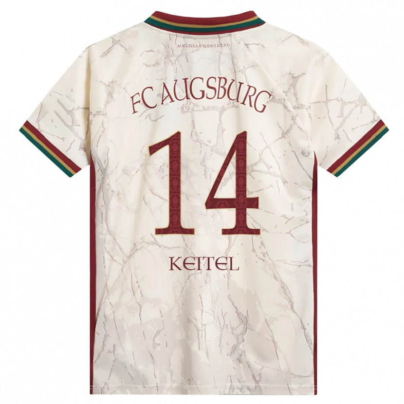 Danxen Kvinnor Yannik Keitel #14 Grön Ris Vit Burgundy Hemmatröja Matchtröjor 2026/27 Tröjor T-Tröja