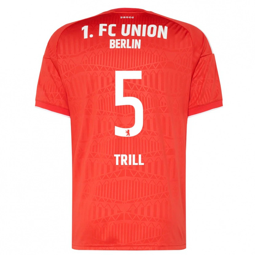 Danxen Kvinnor Santiago Trill #5 Röd Vit Hemmatröja Matchtröjor 2026/27 Tröjor T-Tröja