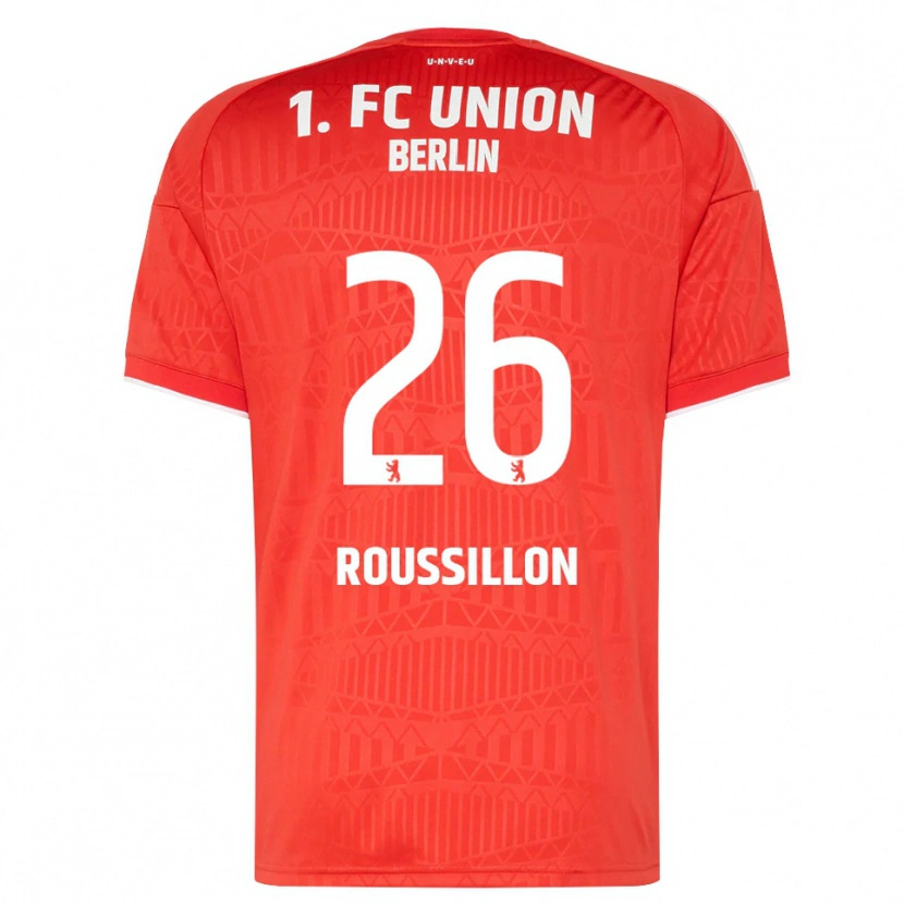 Danxen Kvinnor Jérôme Roussillon #26 Röd Vit Hemmatröja Matchtröjor 2026/27 Tröjor T-Tröja
