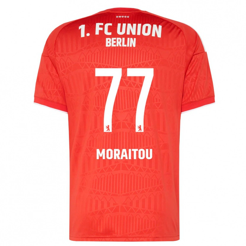 Danxen Kvinnor Athanasia Moraitou #77 Röd Vit Hemmatröja Matchtröjor 2026/27 Tröjor T-Tröja