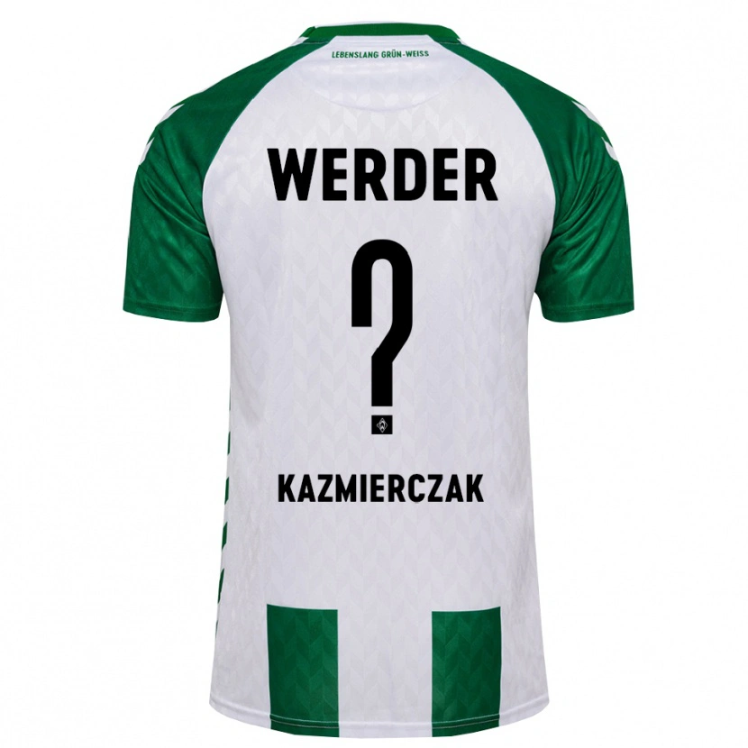 Danxen Kvinnor Daniel Kazmierczak #0 Grön Vit Hemmatröja Matchtröjor 2026/27 Tröjor T-Tröja
