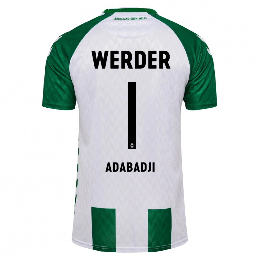 Danxen Kvinnor Kwassi-Vivien Felix Adabadji #1 Grön Vit Hemmatröja Matchtröjor 2026/27 Tröjor T-Tröja