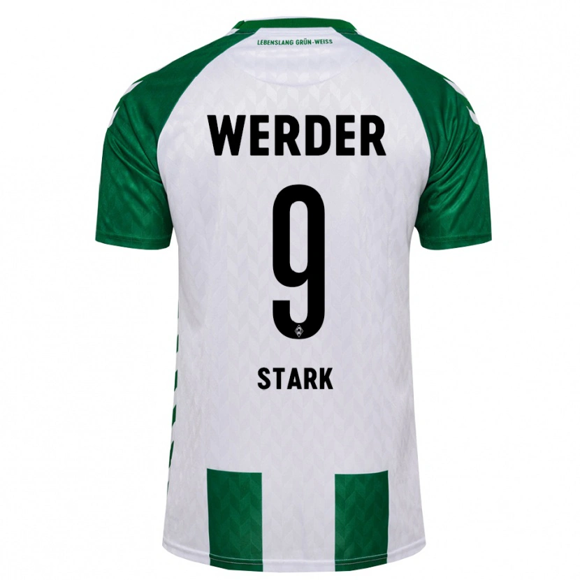 Danxen Kvinnor Christian Stark #9 Grön Vit Hemmatröja Matchtröjor 2026/27 Tröjor T-Tröja