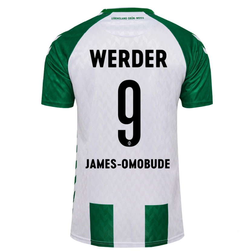 Danxen Kvinnor Favor James-Omobude #9 Grön Vit Hemmatröja Matchtröjor 2026/27 Tröjor T-Tröja