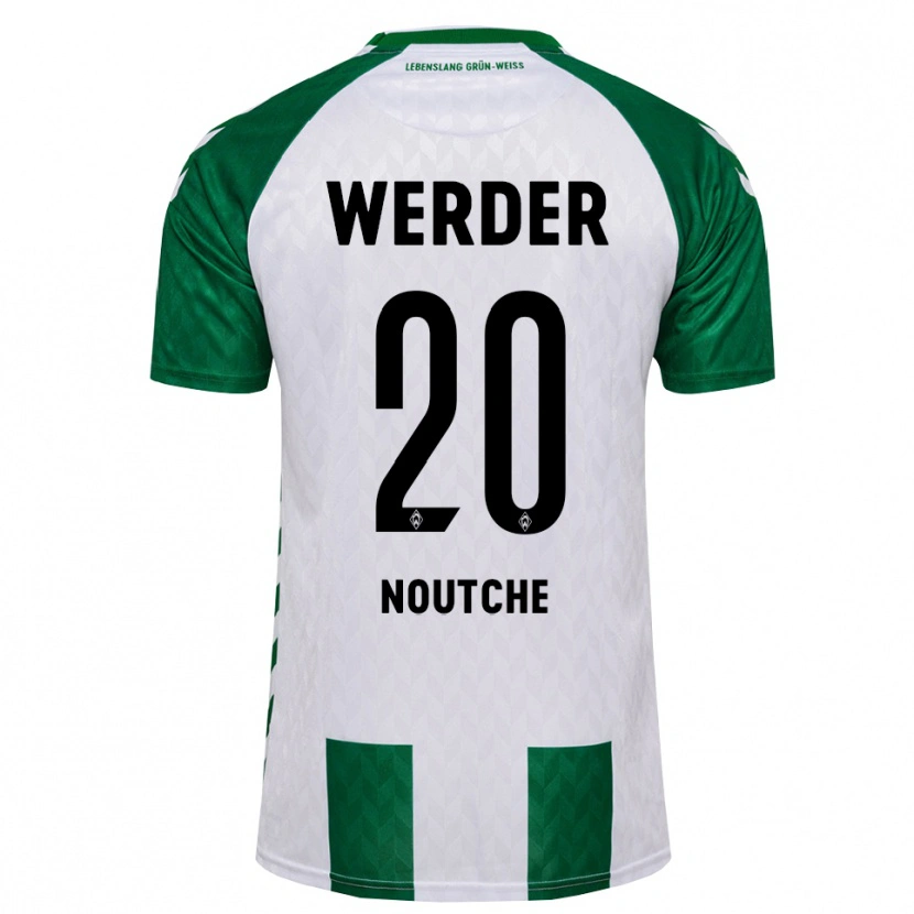 Danxen Kvinnor Steven Noutche #20 Grön Vit Hemmatröja Matchtröjor 2026/27 Tröjor T-Tröja