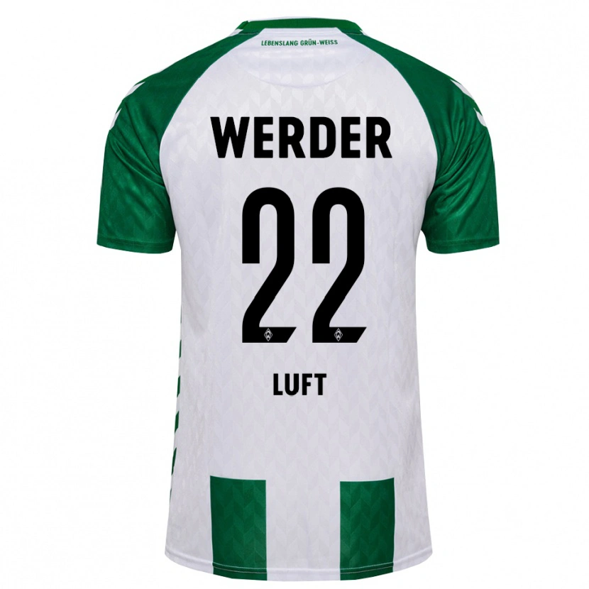 Danxen Kvinnor Julian Luft #22 Grön Vit Hemmatröja Matchtröjor 2026/27 Tröjor T-Tröja