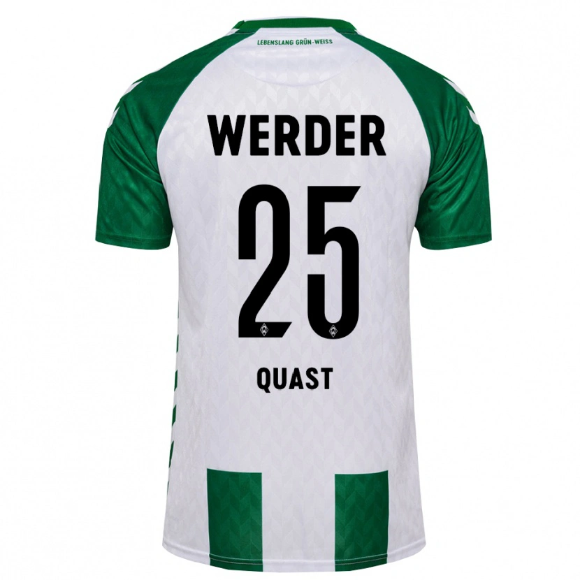 Danxen Kvinnor Soenke Quast #25 Grön Vit Hemmatröja Matchtröjor 2026/27 Tröjor T-Tröja