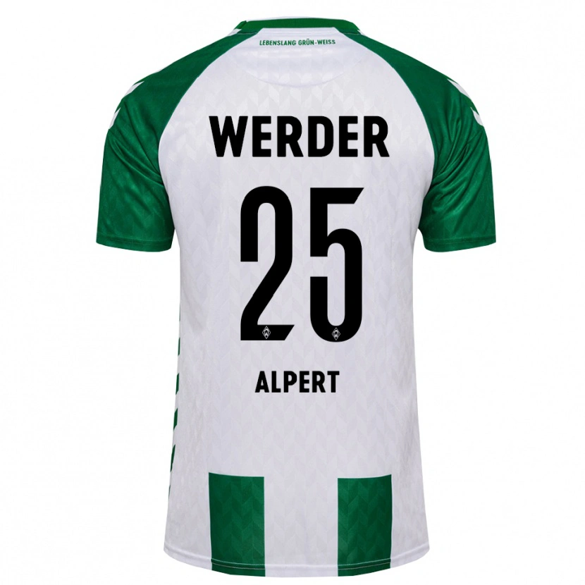 Danxen Kvinnor Marvin Alpert #25 Grön Vit Hemmatröja Matchtröjor 2026/27 Tröjor T-Tröja