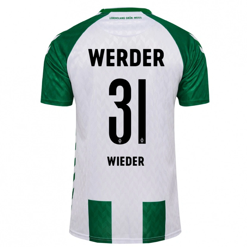 Danxen Kvinnor Verena Wieder #31 Grön Vit Hemmatröja Matchtröjor 2026/27 Tröjor T-Tröja