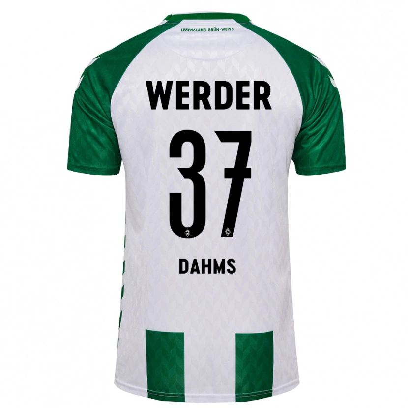 Danxen Kvinnor Lena Dahms #37 Grön Vit Hemmatröja Matchtröjor 2026/27 Tröjor T-Tröja