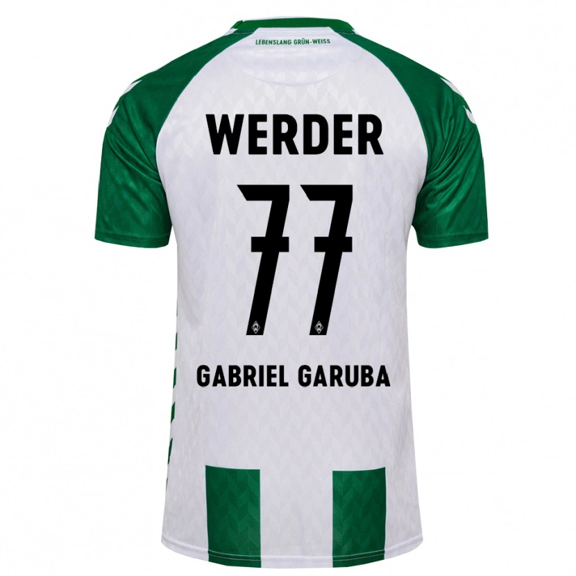 Danxen Kvinnor Najib Gabriel Garuba #77 Grön Vit Hemmatröja Matchtröjor 2026/27 Tröjor T-Tröja