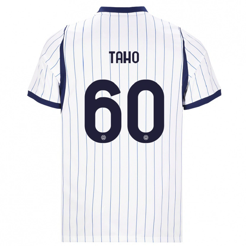 Danxen Kvinnor Alain Taho #60 Vit Marinblå Bortatröja Matchtröjor 2026/27 Tröjor T-Tröja
