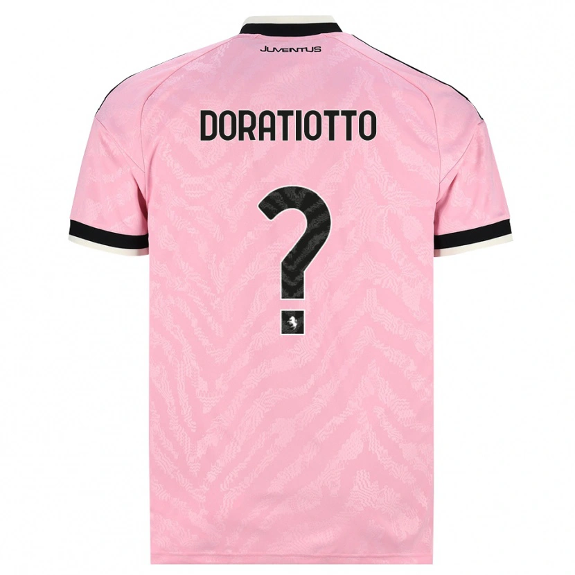 Danxen Kvinnor Giulio Doratiotto #0 Rosa Svart Bortatröja Matchtröjor 2026/27 Tröjor T-Tröja