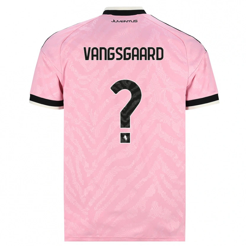 Danxen Kvinnor Amalie Vangsgaard #0 Rosa Svart Bortatröja Matchtröjor 2026/27 Tröjor T-Tröja