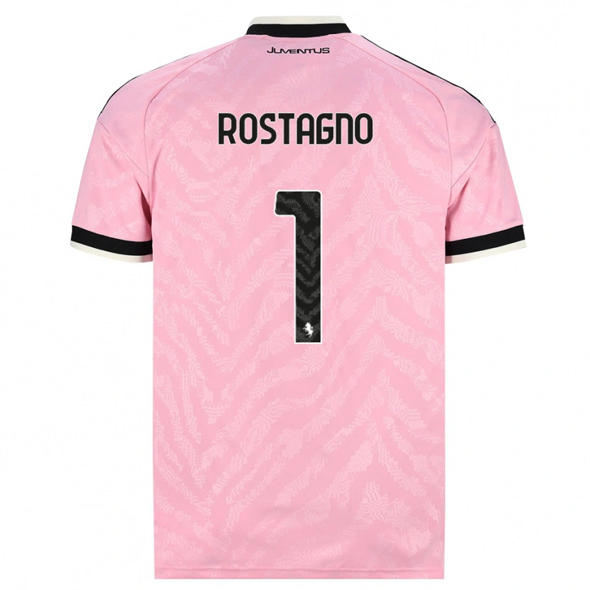 Danxen Kvinnor Alberto Rostagno #1 Rosa Svart Bortatröja Matchtröjor 2026/27 Tröjor T-Tröja