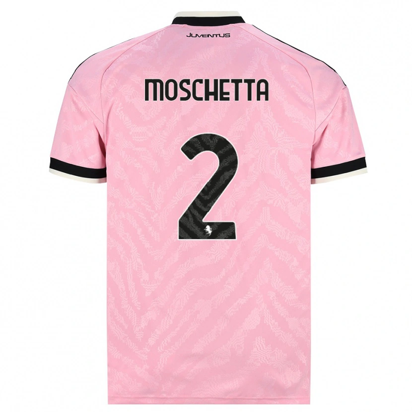 Danxen Kvinnor Lorenzo Moschetta #2 Rosa Svart Bortatröja Matchtröjor 2026/27 Tröjor T-Tröja