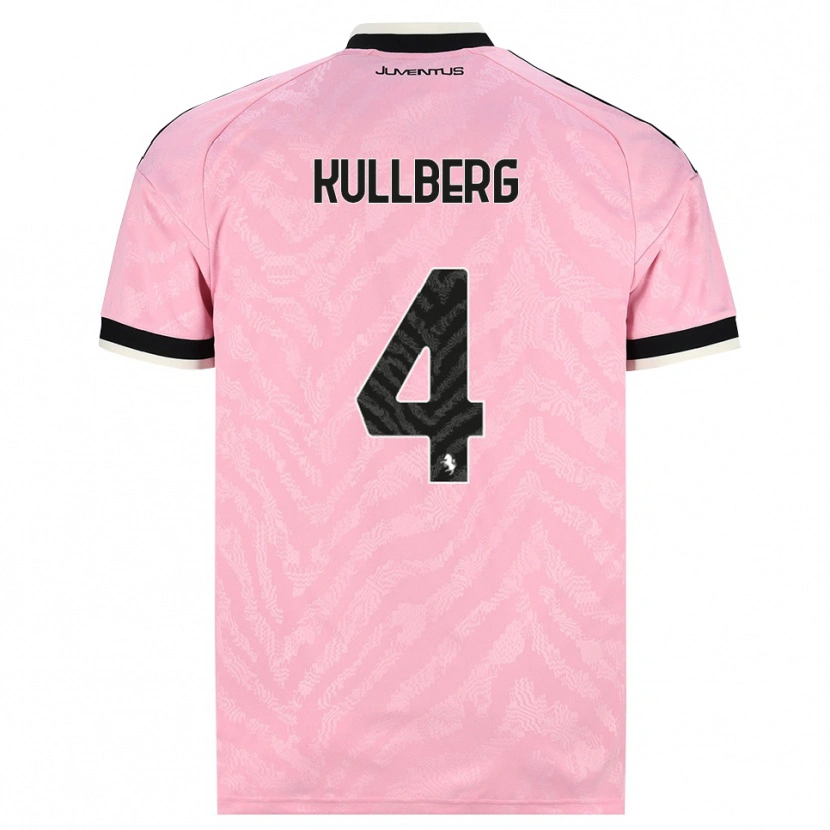 Danxen Kvinnor Emma Nanny Charlotte Kullberg #4 Rosa Svart Bortatröja Matchtröjor 2026/27 Tröjor T-Tröja