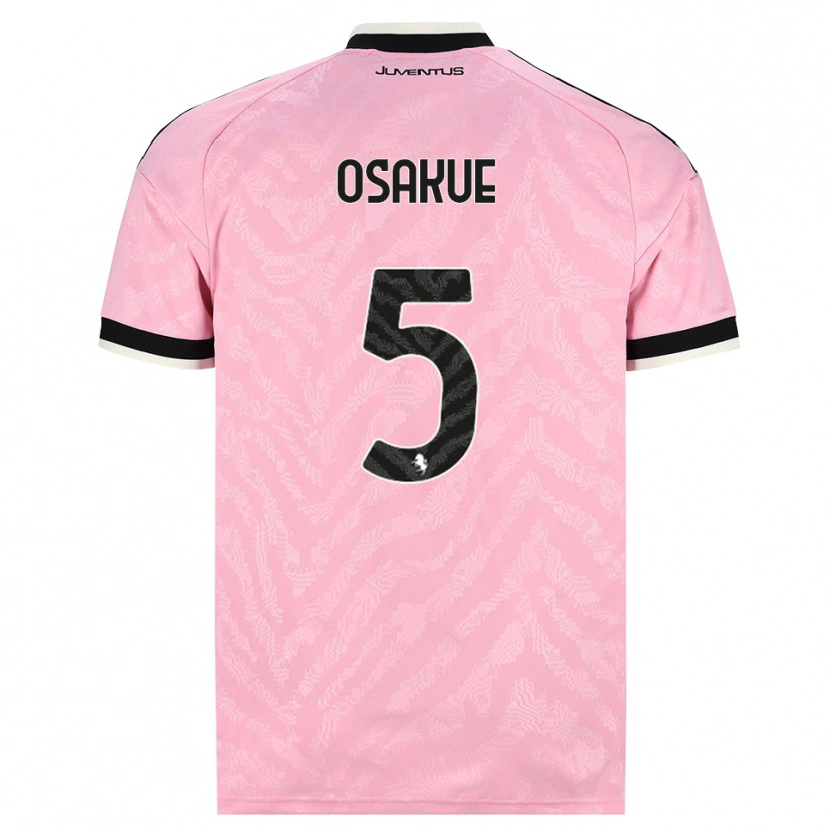 Danxen Kvinnor Denaly Osakue #5 Rosa Svart Bortatröja Matchtröjor 2026/27 Tröjor T-Tröja