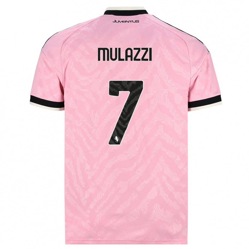 Danxen Kvinnor Gabriele Mulazzi #7 Rosa Svart Bortatröja Matchtröjor 2026/27 Tröjor T-Tröja