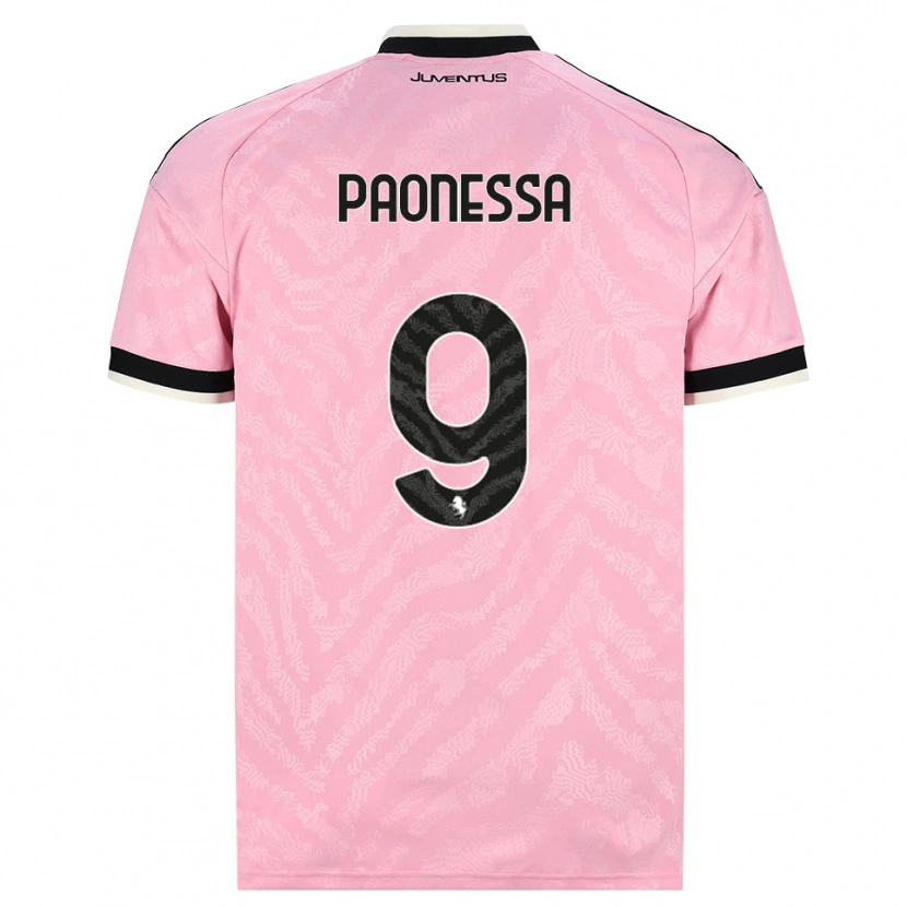 Danxen Kvinnor Riccardo Paonessa #9 Rosa Svart Bortatröja Matchtröjor 2026/27 Tröjor T-Tröja