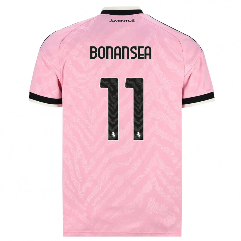 Danxen Kvinnor Barbara Bonansea #11 Rosa Svart Bortatröja Matchtröjor 2026/27 Tröjor T-Tröja