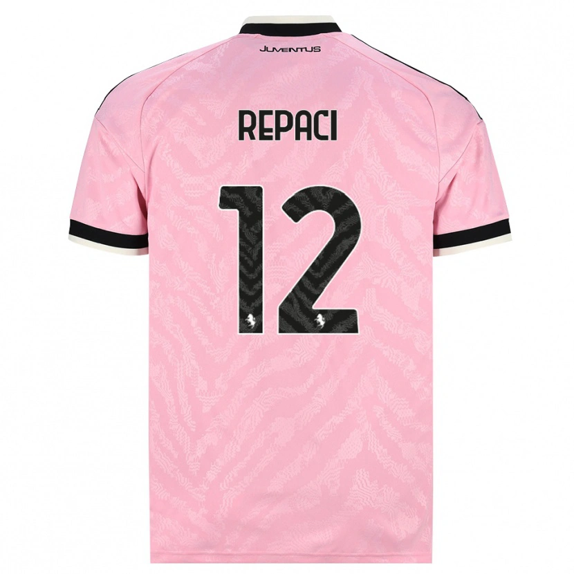 Danxen Kvinnor Tommaso Repaci #12 Rosa Svart Bortatröja Matchtröjor 2026/27 Tröjor T-Tröja