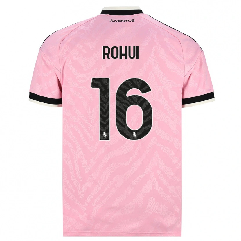 Danxen Kvinnor Jonas Rohui #16 Rosa Svart Bortatröja Matchtröjor 2026/27 Tröjor T-Tröja
