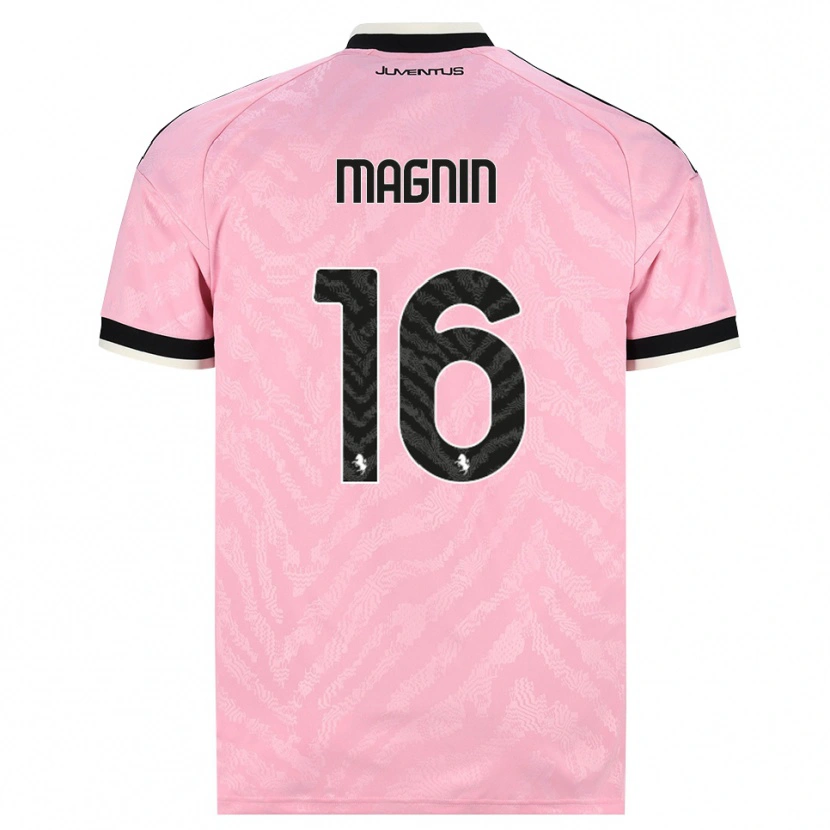 Danxen Kvinnor Pauline Peyraud-Magnin #16 Rosa Svart Bortatröja Matchtröjor 2026/27 Tröjor T-Tröja