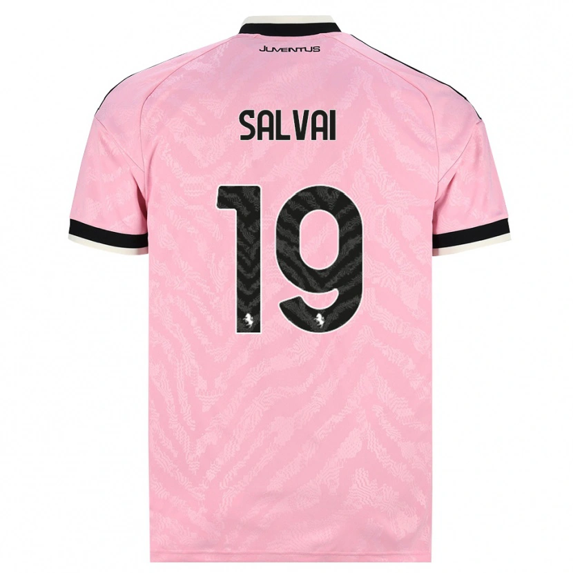 Danxen Kvinnor Pietro Salvai #19 Rosa Svart Bortatröja Matchtröjor 2026/27 Tröjor T-Tröja