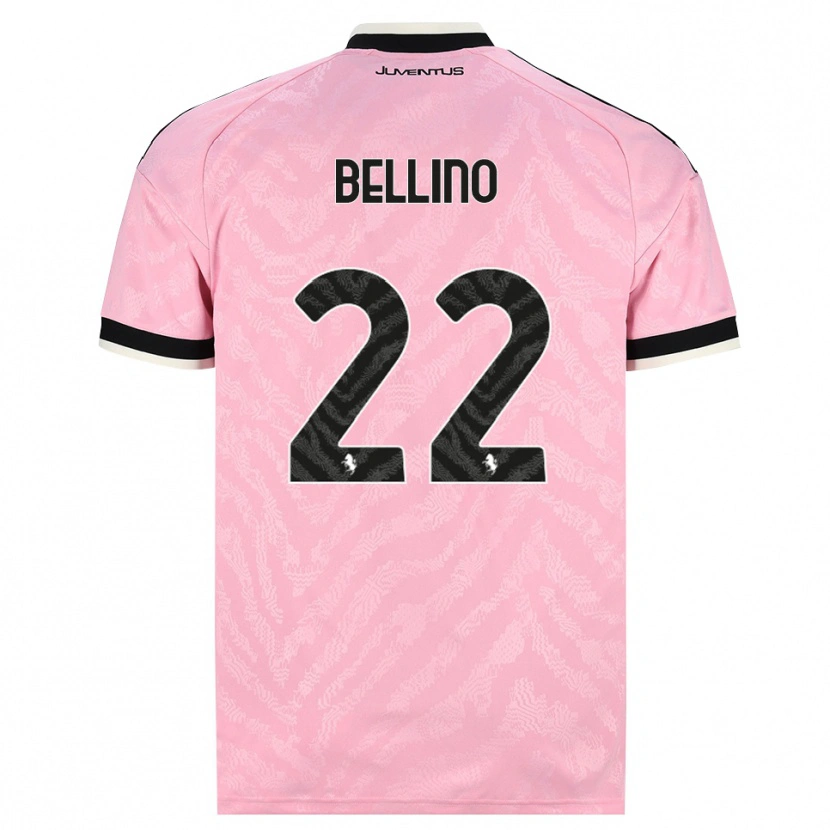 Danxen Kvinnor Filippo Bellino #22 Rosa Svart Bortatröja Matchtröjor 2026/27 Tröjor T-Tröja