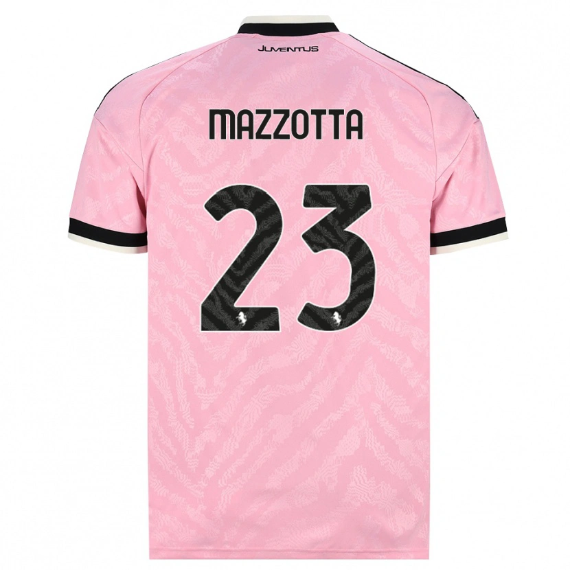 Danxen Kvinnor Raphael Mazzotta #23 Rosa Svart Bortatröja Matchtröjor 2026/27 Tröjor T-Tröja