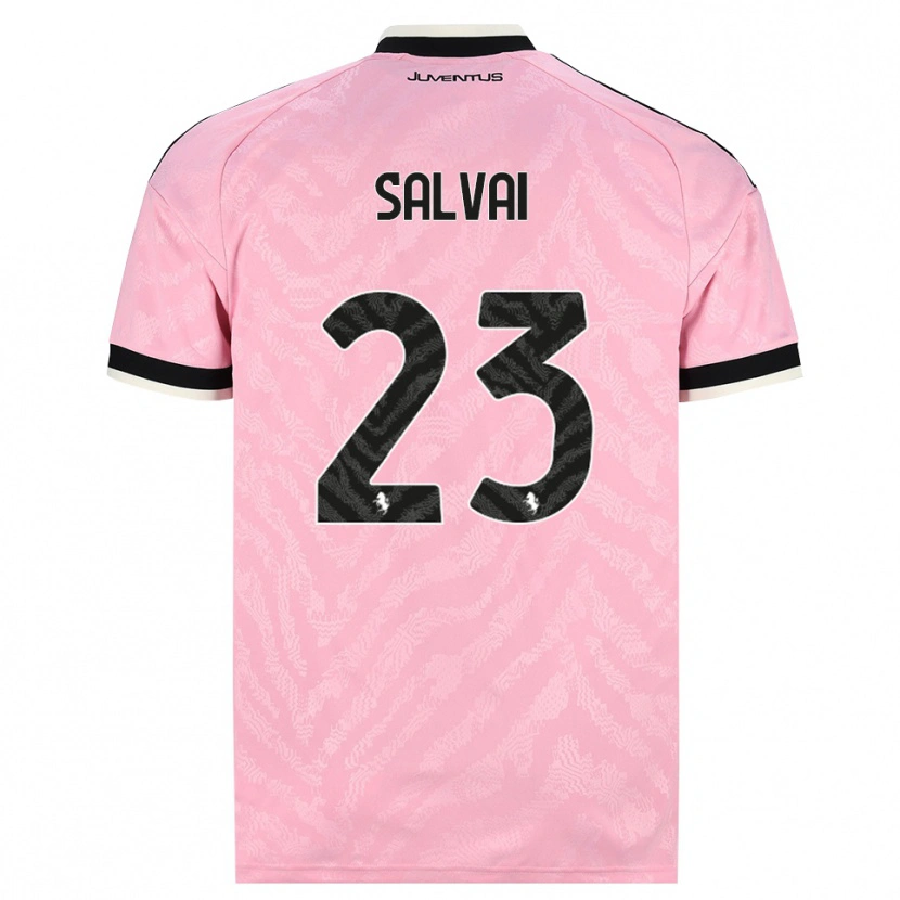 Danxen Kvinnor Cecilia Salvai #23 Rosa Svart Bortatröja Matchtröjor 2026/27 Tröjor T-Tröja