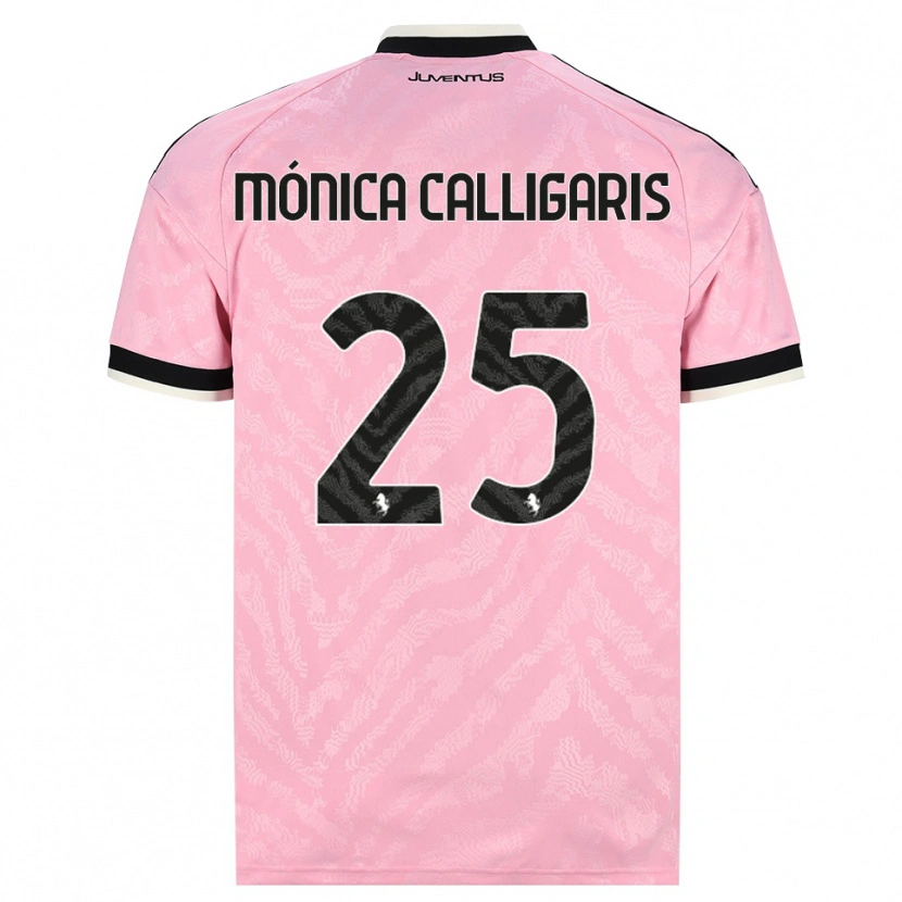 Danxen Kvinnor Viola Mónica Calligaris #25 Rosa Svart Bortatröja Matchtröjor 2026/27 Tröjor T-Tröja
