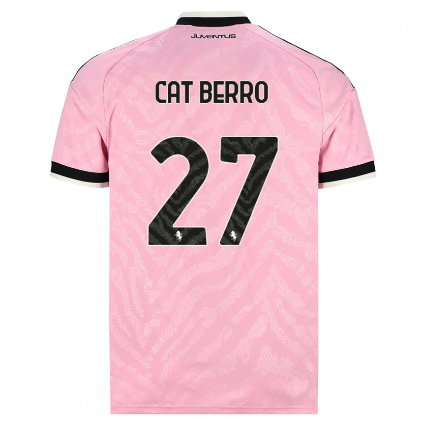 Danxen Kvinnor Simone Cat Berro #27 Rosa Svart Bortatröja Matchtröjor 2026/27 Tröjor T-Tröja
