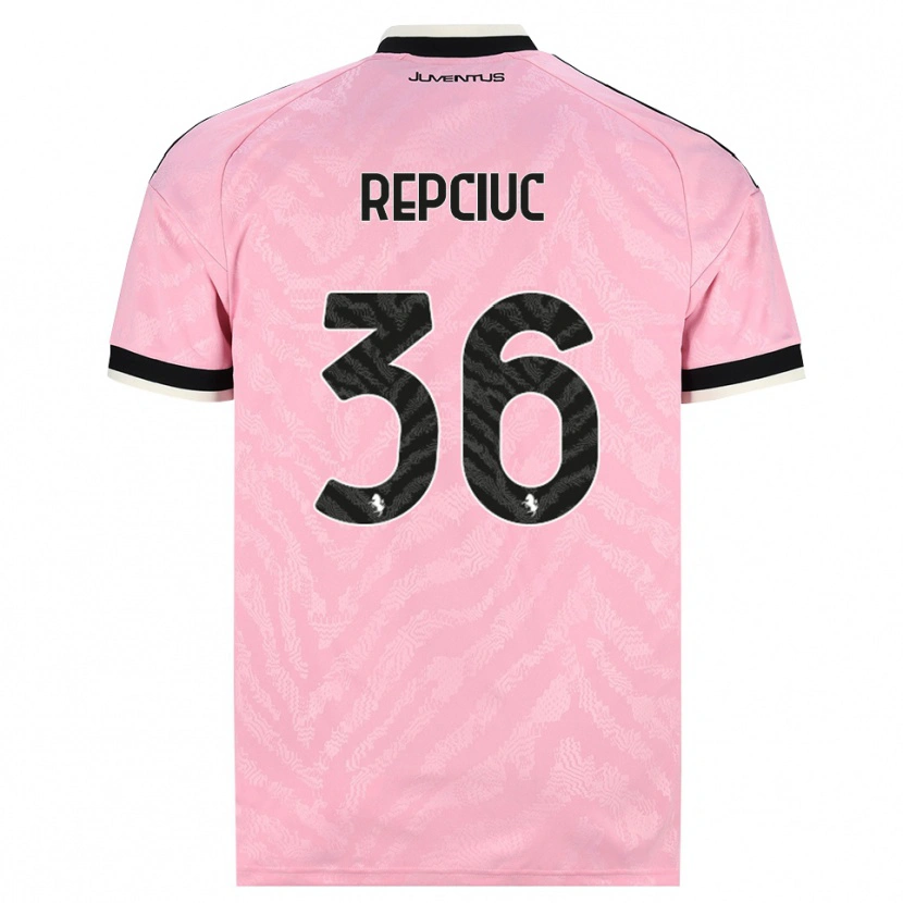 Danxen Kvinnor Gabriel Repciuc #36 Rosa Svart Bortatröja Matchtröjor 2026/27 Tröjor T-Tröja