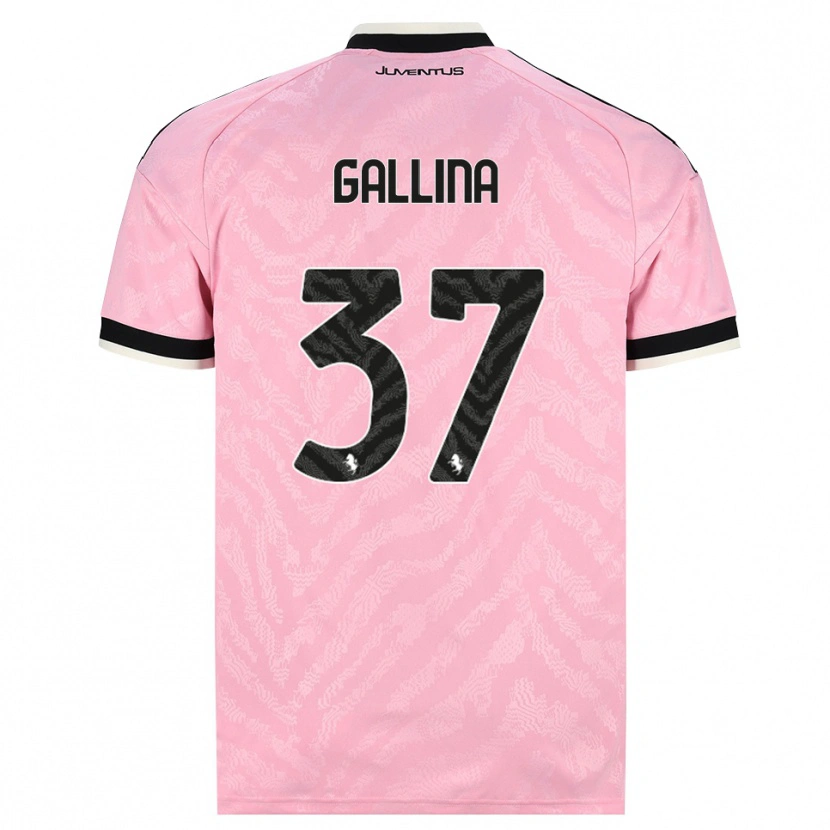 Danxen Kvinnor Arianna Gallina #37 Rosa Svart Bortatröja Matchtröjor 2026/27 Tröjor T-Tröja